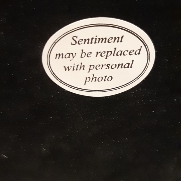 BABY GIRL DECORATIVE MUSIC BOX,MEGERMENTS 8W×6H BOX IS SILVER TONE, BLACK VELVET - Picture 10 of 11